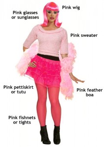 make your own pink flamingo costume